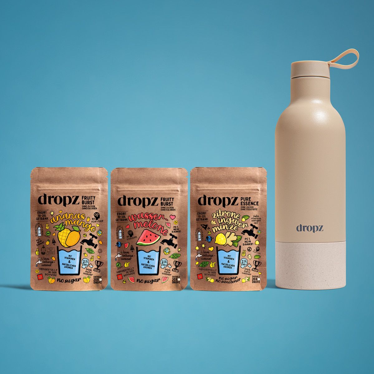 Dropz sur abonnement avec bouteille gratuite