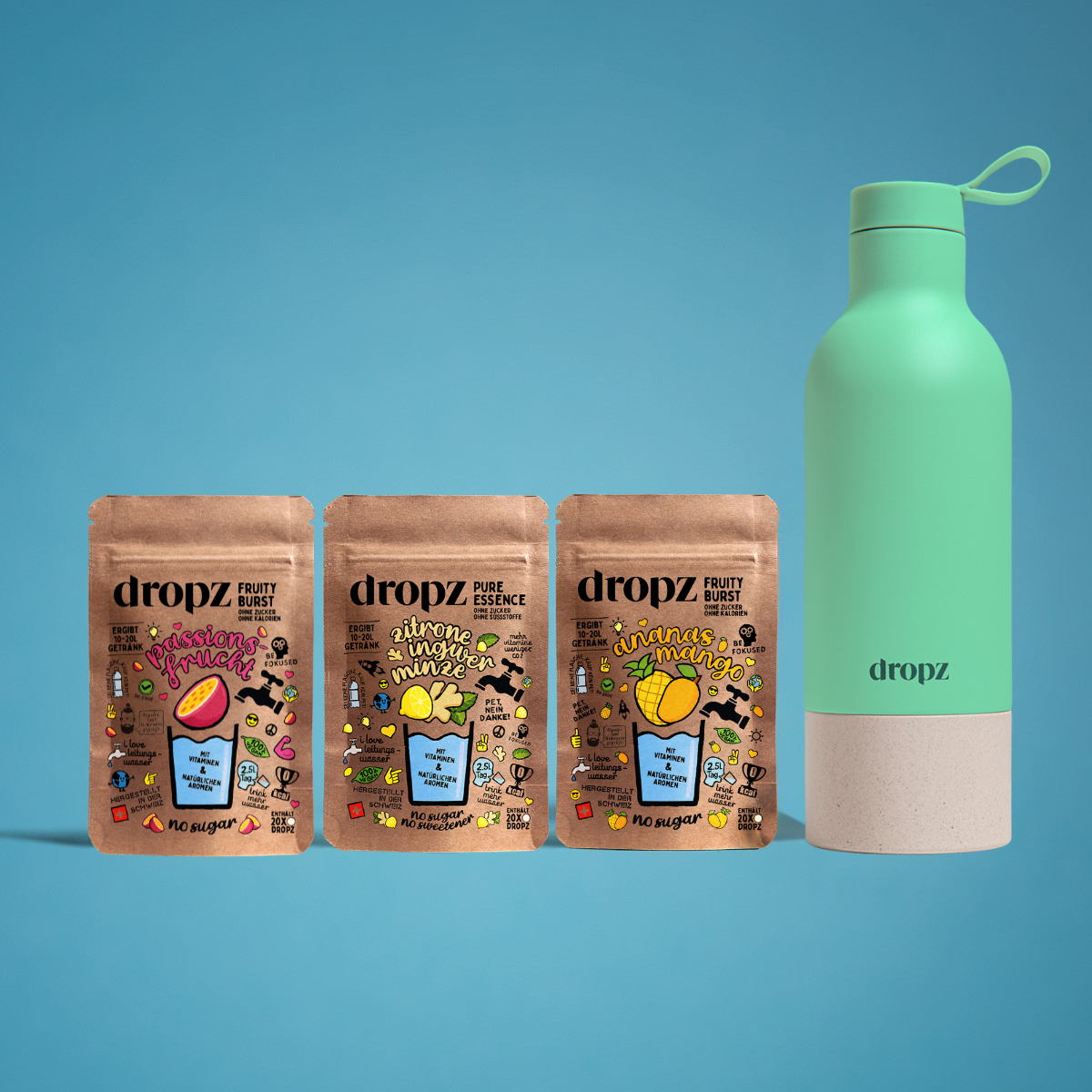 Dropz sur abonnement avec bouteille gratuite