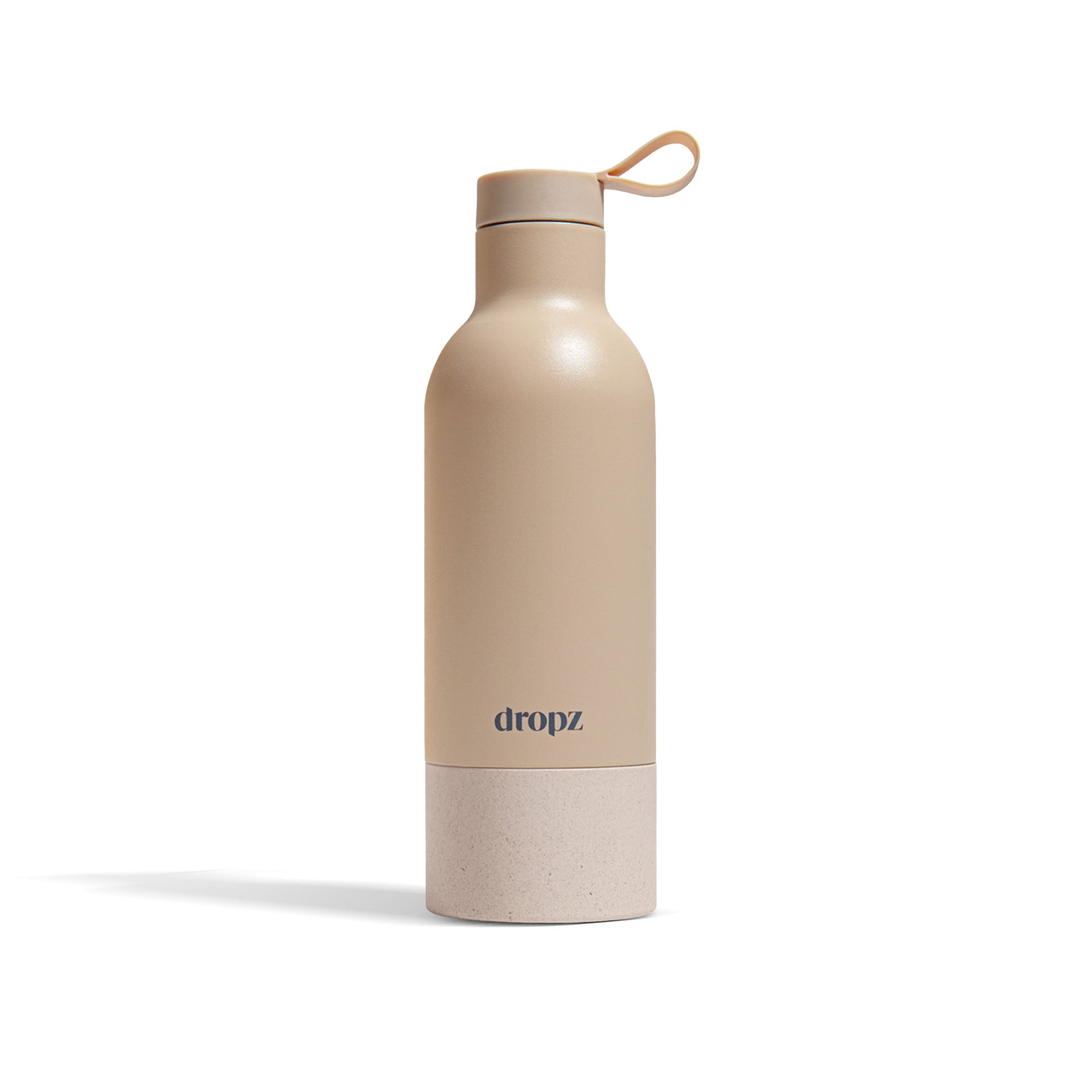 dropz bottle black - 0.5 L with storage compartment