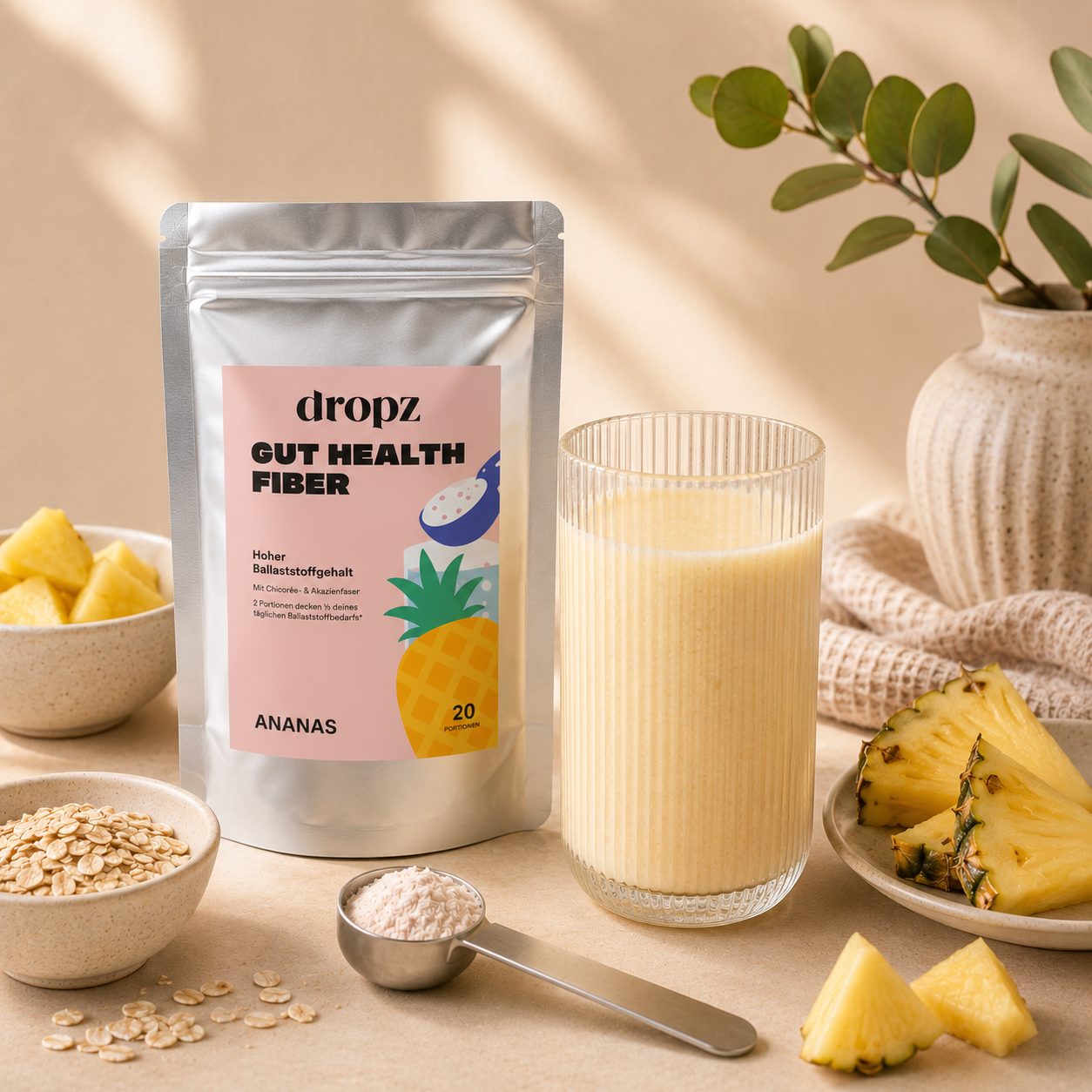 dropz- Gut Health Fiber Ananas