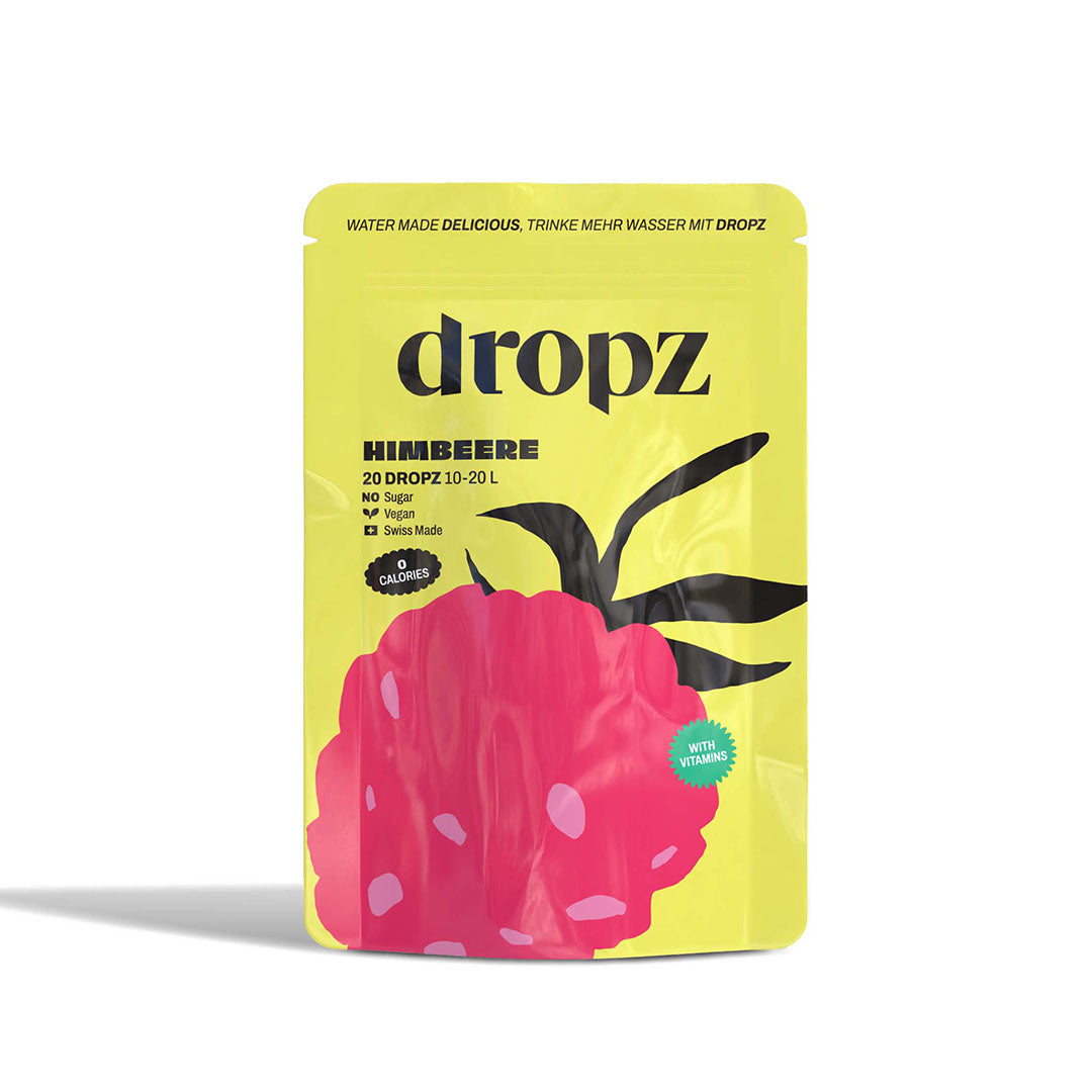 dropz- Wasser mit Himbeere Geschmack