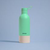 dropz Flasche Mintgreen - 0.5 L mit Aufbewahrungsfach