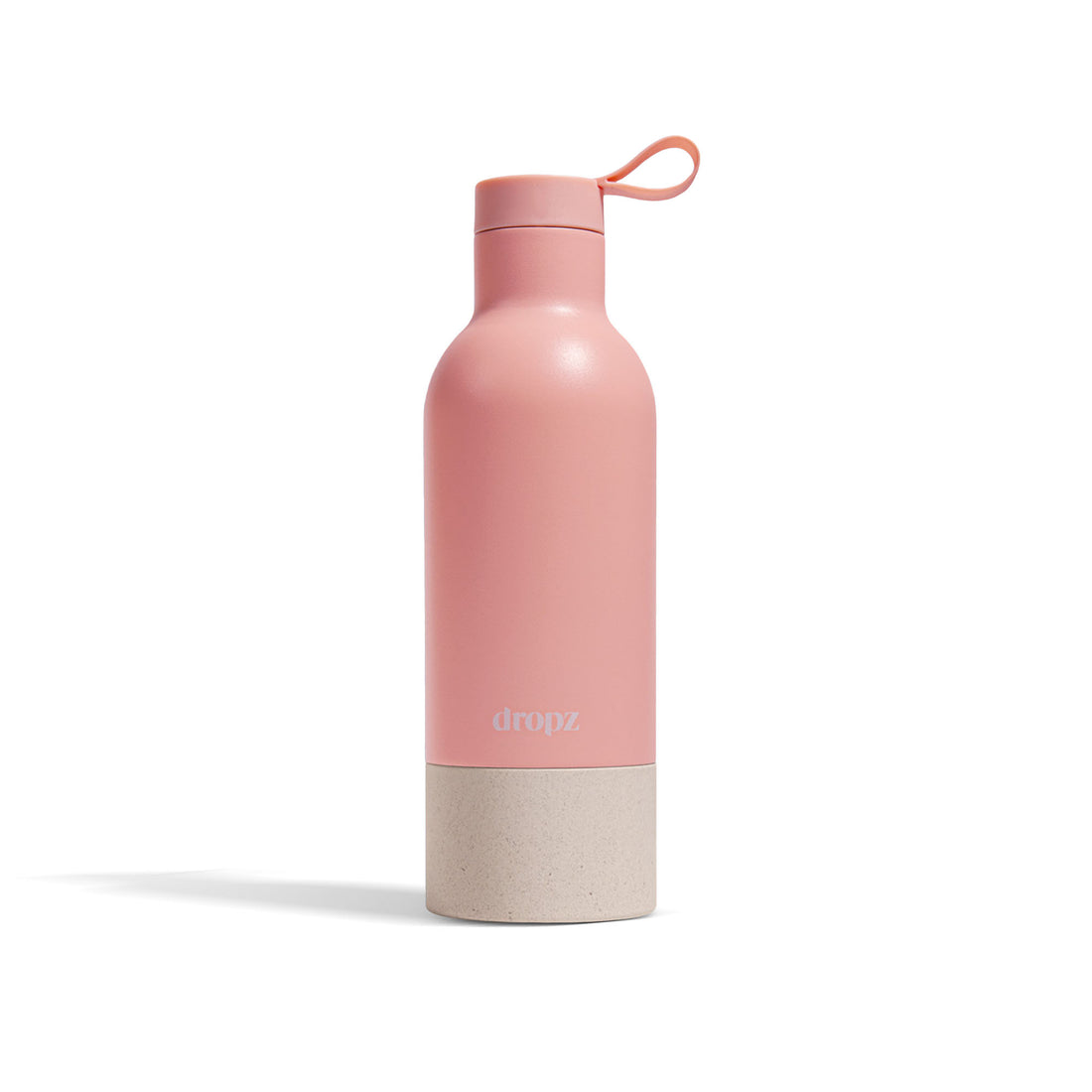 dropz bottle Rose - 0.5 L with storage compartment