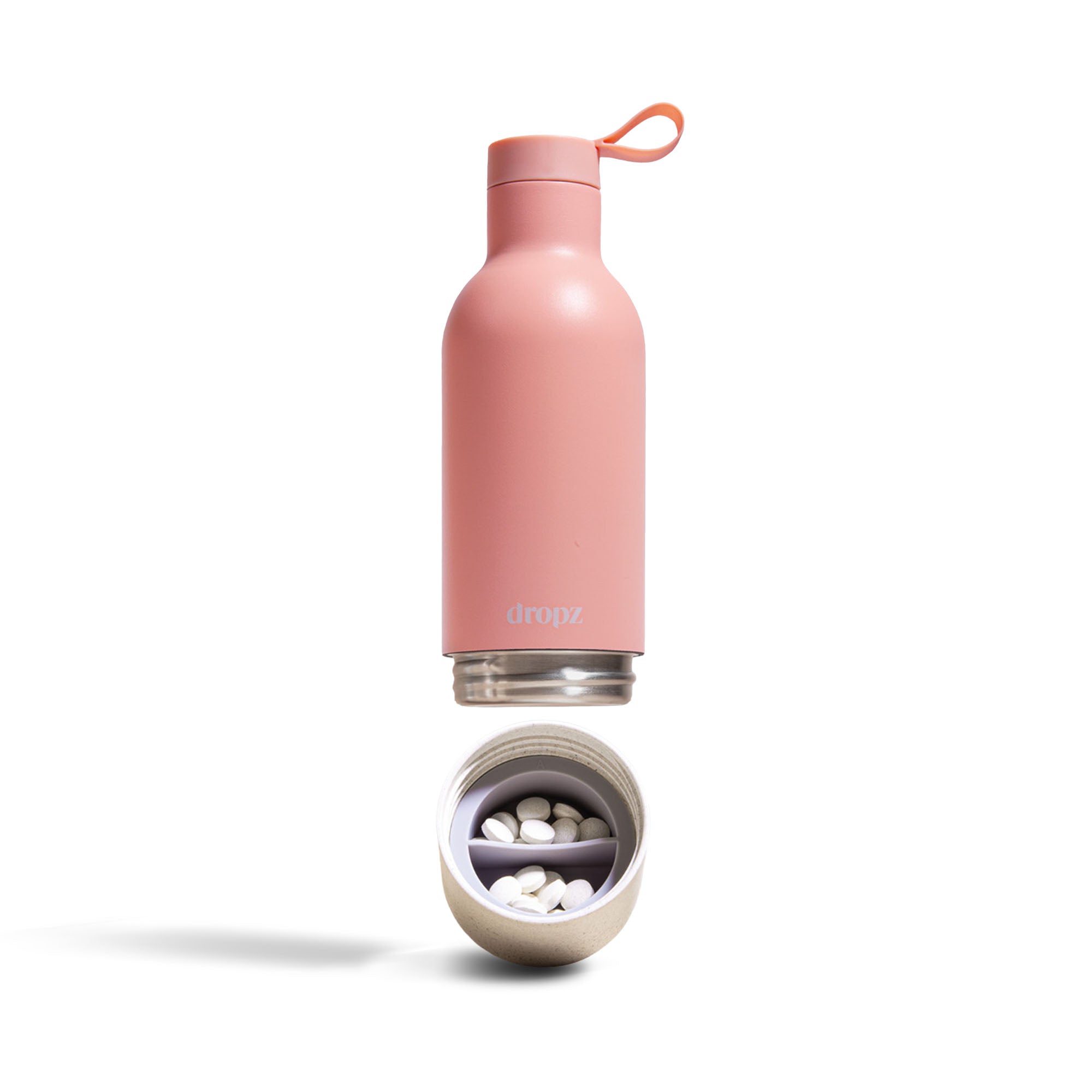 dropz flasche - 0.5 L mit Aufbewahrungsfach