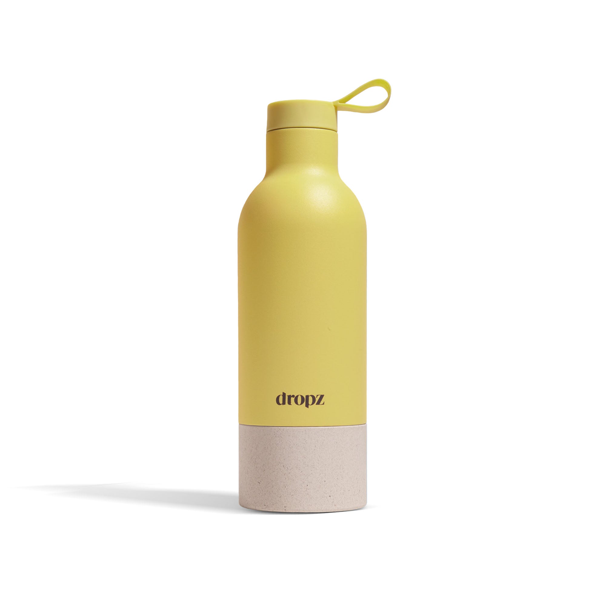 dropz bottle black - 0.5 L with storage compartment