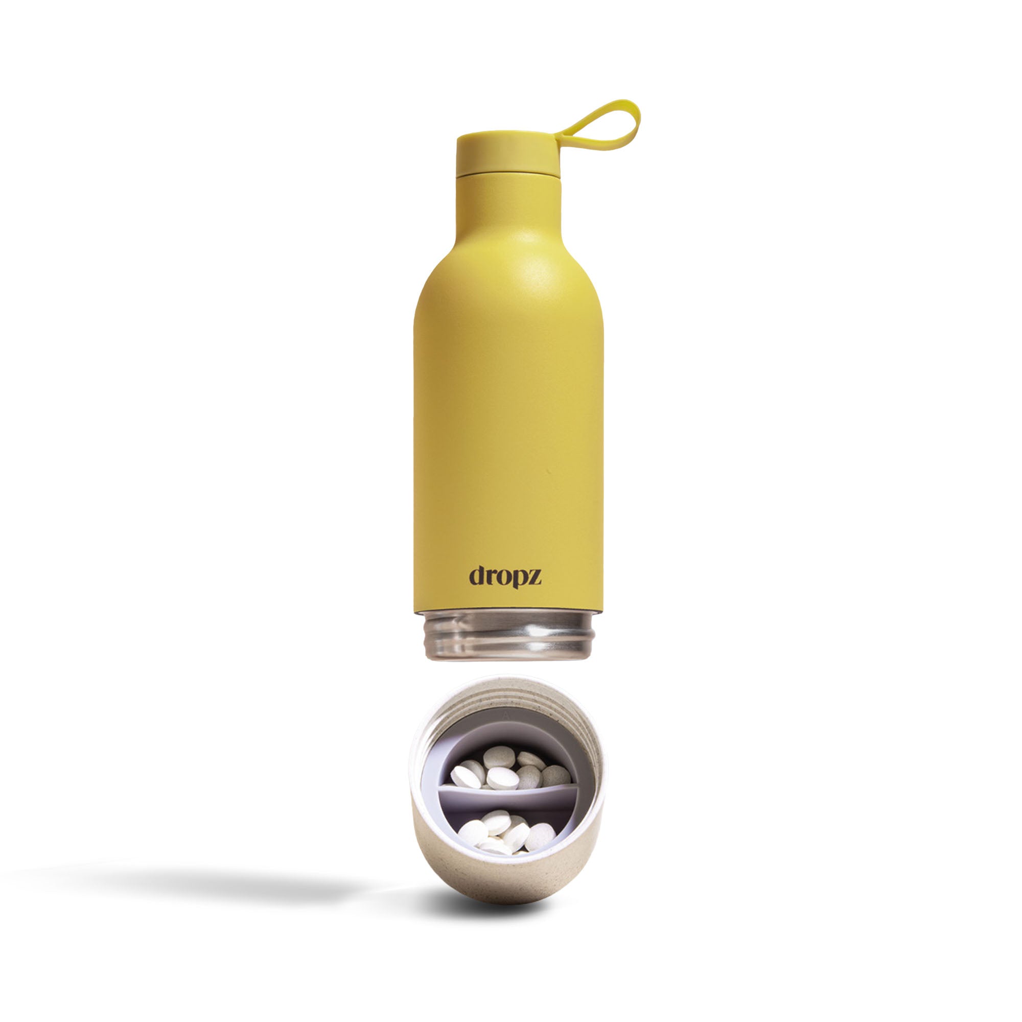 dropz flasche - 0.5 L mit Aufbewahrungsfach