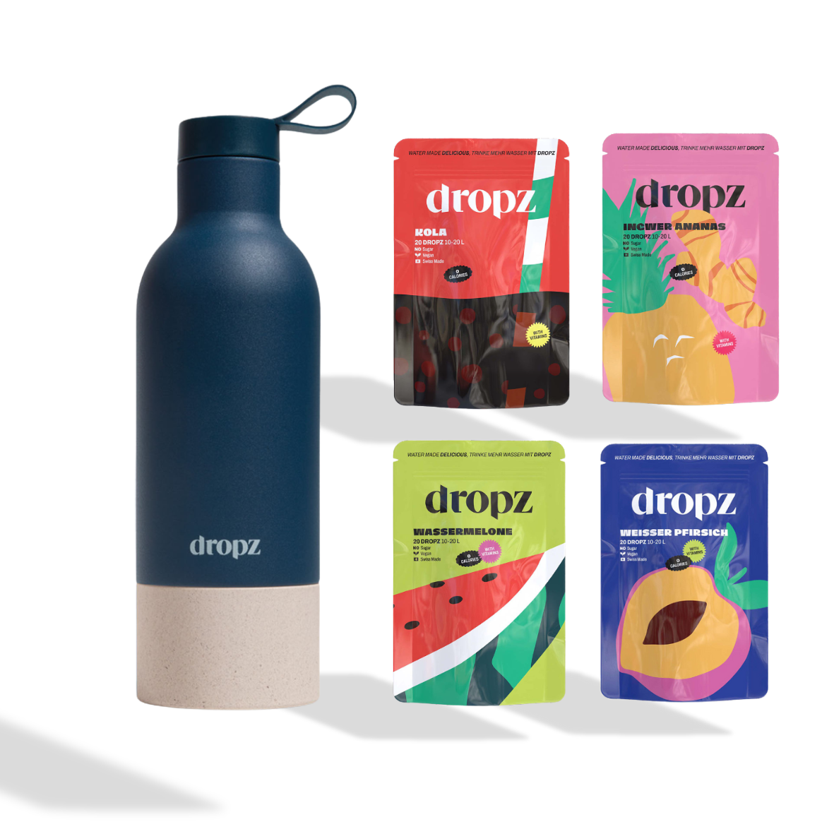Kit découverte: Gourde + dropz dès<span> </span>55,70 CHF