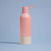 dropz Bouteille rose - 0.5 L avec compartiment de rangement